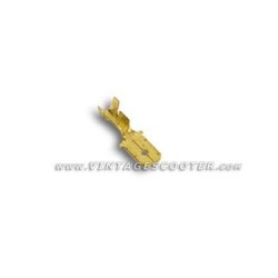Cosse plate male à sertir Laiton 6,3 mm 